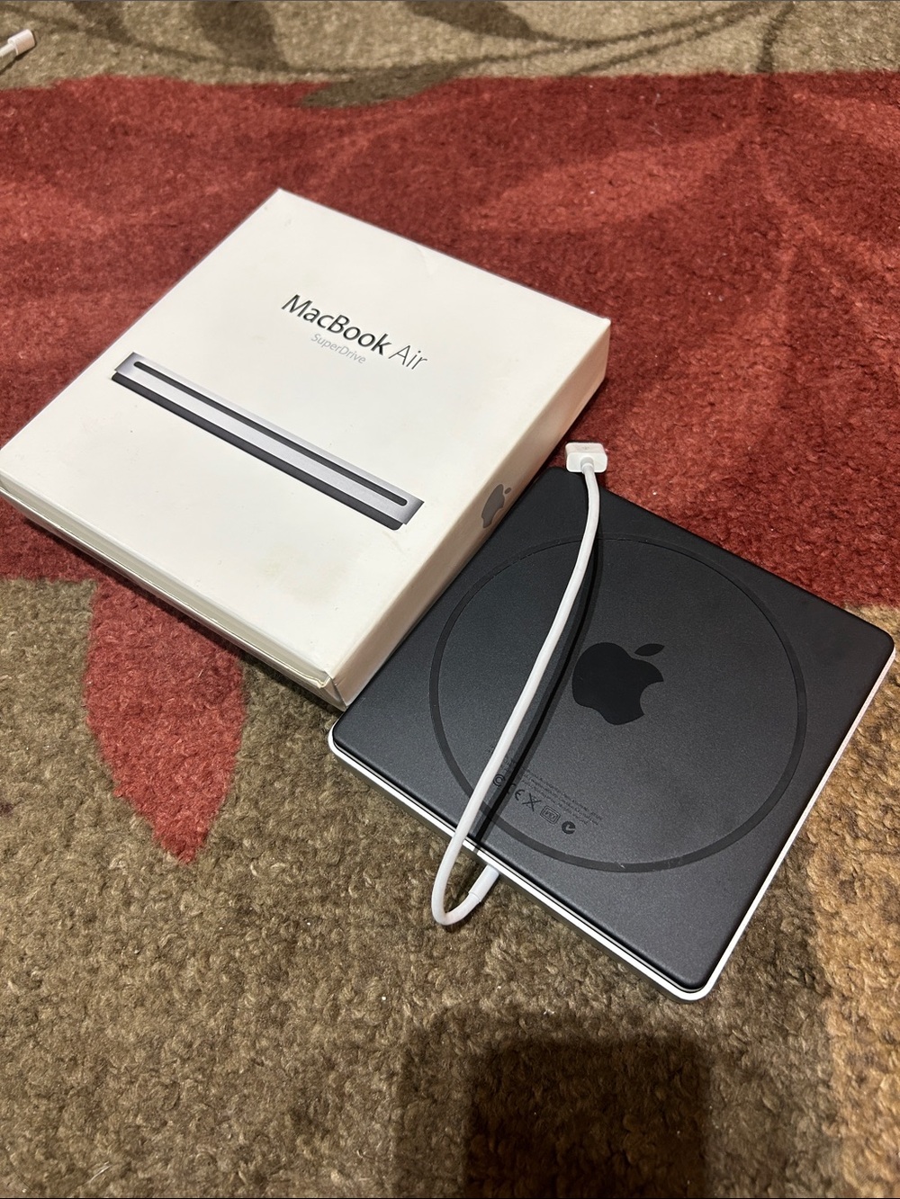 Apple External SuperDrive - Black with White Cable